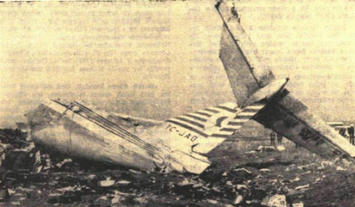 26 January 1974. Turkish Airlines Fokker F28-1000 Fellowship 'Van' TC-JAO stalled shortly after takeoff due to over rotation and frost accretion on the wings, crashed and caught fire, killing 66 over 73.
