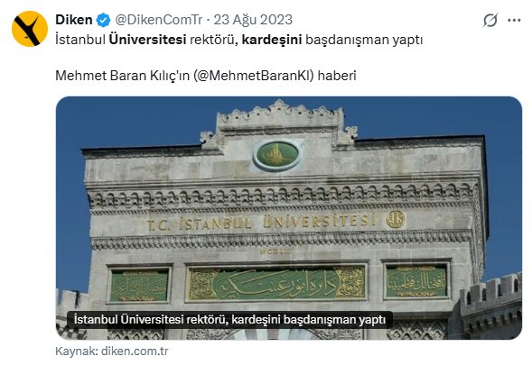 uluser's tweet image. İstanbul Üniversitesi Rektörü 
Osman Bülent Zülfikar,
Kardeşini başdanışman olarak üniversite kadrosuna almış.

Kendisi bu haberlere erişim engeli getirtmiş.

Böyle olduğunda ne yapıyorduk..?
.