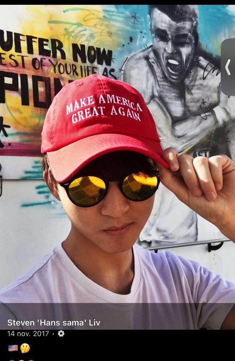 En tant que partisan de Donald Trump, Kyeahoo et Canna incarnent ce danger du grand remplacement qui plane sur notre civilisation. Ces nuisibles d'imports ne doivent pas mettre un pied aux US en cas de qualification aux Worlds.

Je m'appelle Hans Maga, et je suis ADC pour G2.