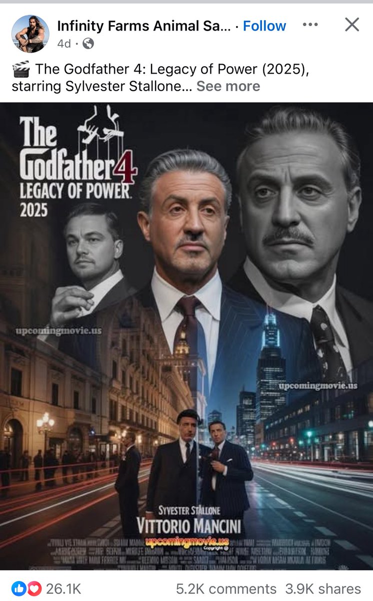 Facebook algorithm is always feeding me posts like this, with 500000 comments underneath saying “I hope they don’t make it woke!”