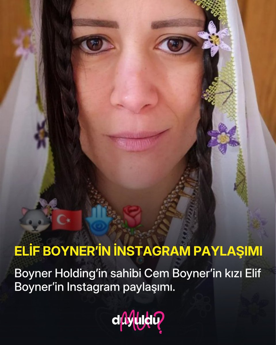 duyuldumu_'s tweet photo. Elif Boyner’den "saç örme" akımına emojili yanıt! 🇹🇷🐺

DEM Parti ile gündeme gelen akıma karşı; geleneksel kıyafeti, kurt ve Türk bayrağı emojileriyle paylaşım yapan Boyner’in bu hamlesi "karşı duruş" olarak yorumlandı. 

Siz paylaşımı nasıl buldunuz? 👇
#elifboyner #cemboyner https://t.co/2iES2wy0Xp
