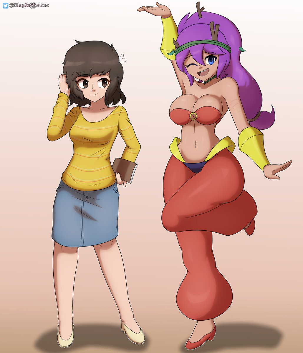 SimplexVortex's tweet image. 💜 Character inspirations 💚
Part of the process of creating OCs involves drawing inspiration from existing characters (or people).
Can you guess who the key characters are for the design of Violet and Althea?

#oc #originalcharacter #originalcharacters #ocart