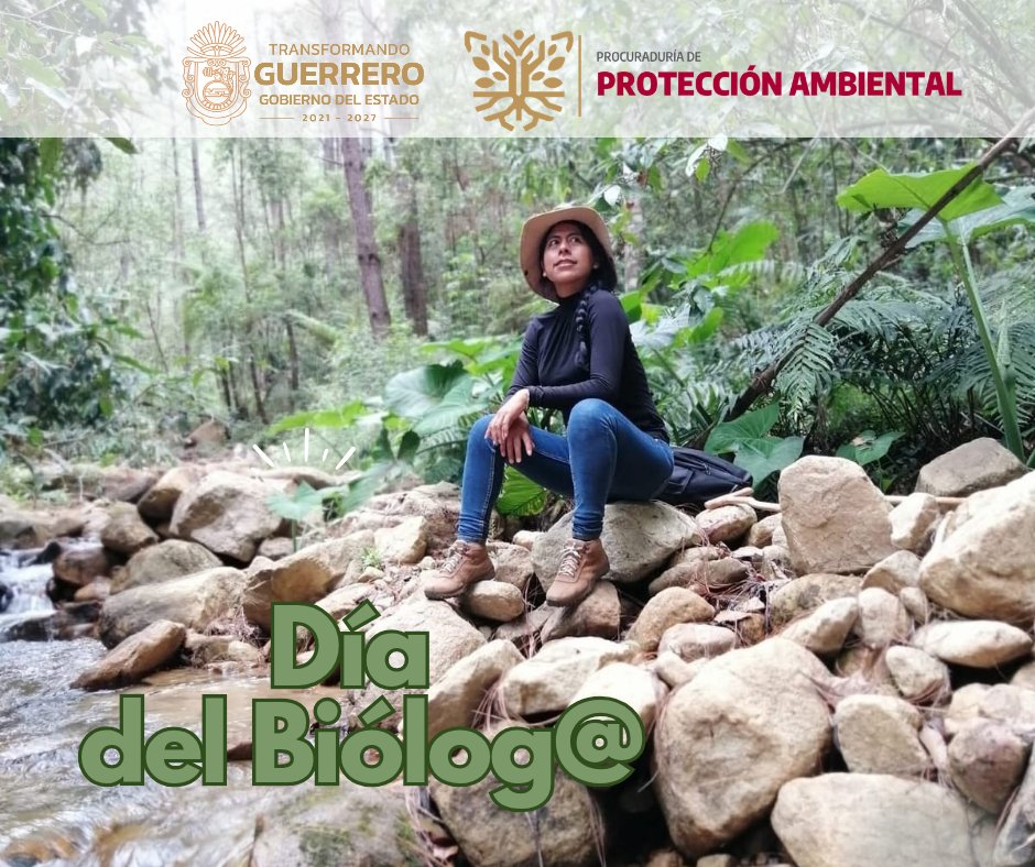 Hoy en México, se conmemora el "Día del Biólogo",  reconocemos su arduo trabajo y dedicación de todos los Biólog@s, especialmente a los que forman parte de esta Procuraduría. Su compromiso con el estudio y la protección de la biodiversidad
¡Feliz Día del Biólogo!
