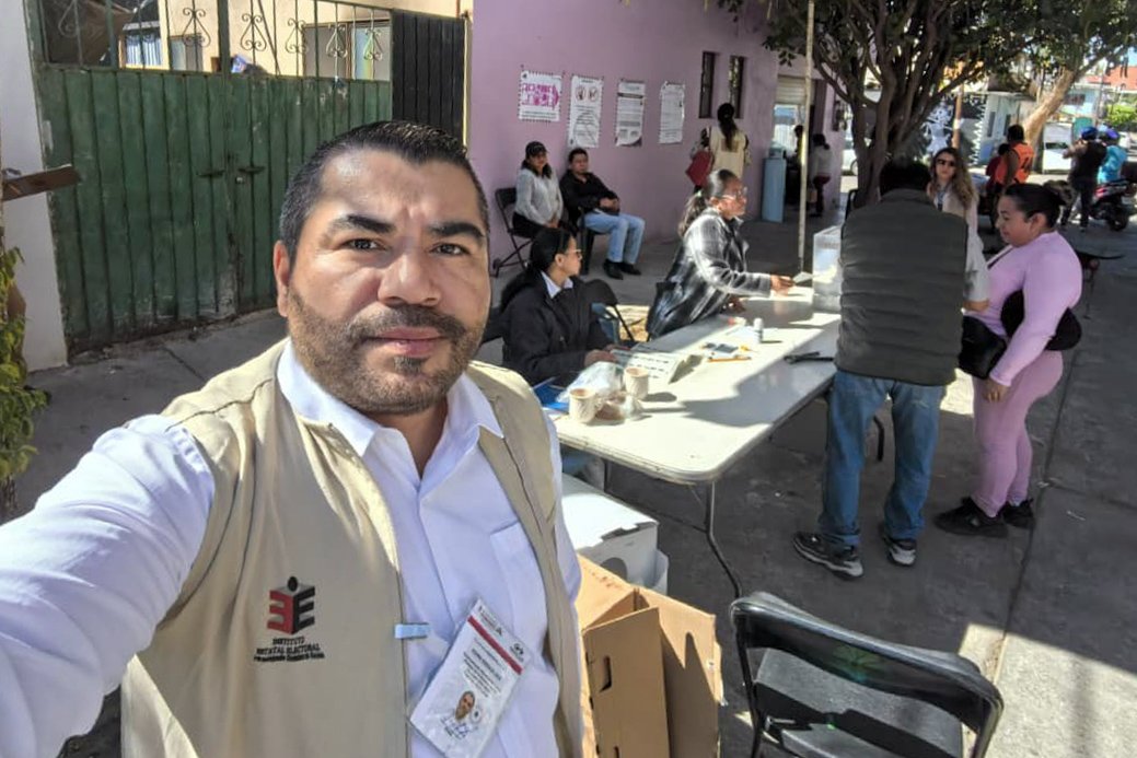 IEPCTabasco's tweet image. El consejero electoral del IEPC Tabasco, Hernán González Sala, participó como observador electoral en el desarrollo de la Jornada de Participación Ciudadana de Revocación de Mandato de la persona titular de la Gubernatura del Estado de Oaxaca para el periodo constitucional…