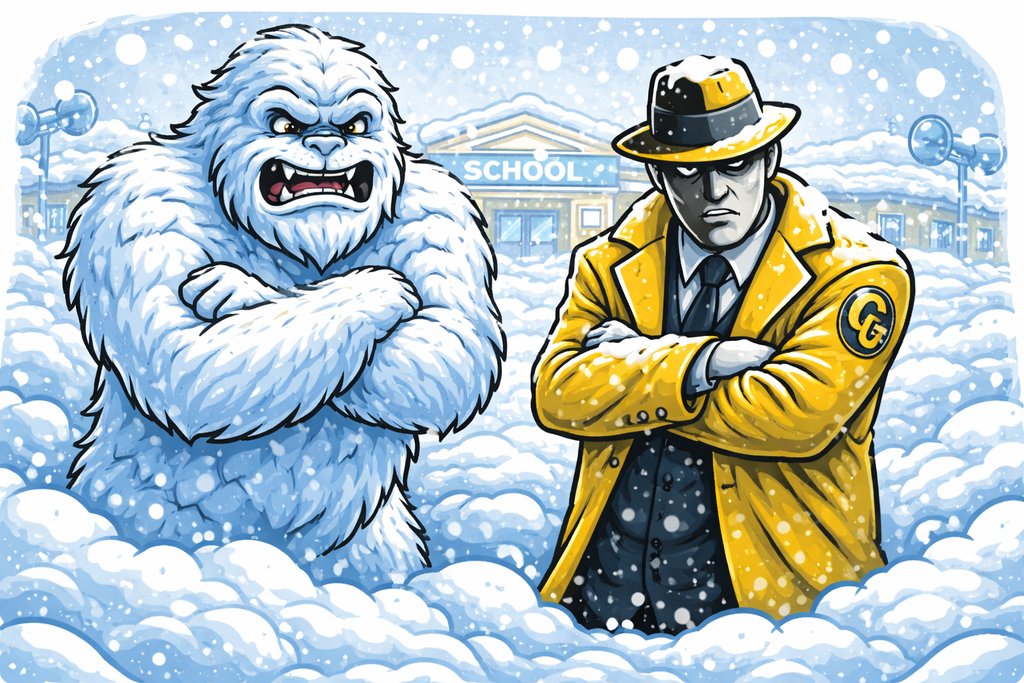 JAG Schools will be closed on Monday due to unsafe road conditions.  Please stay safe!  Go G-Men!