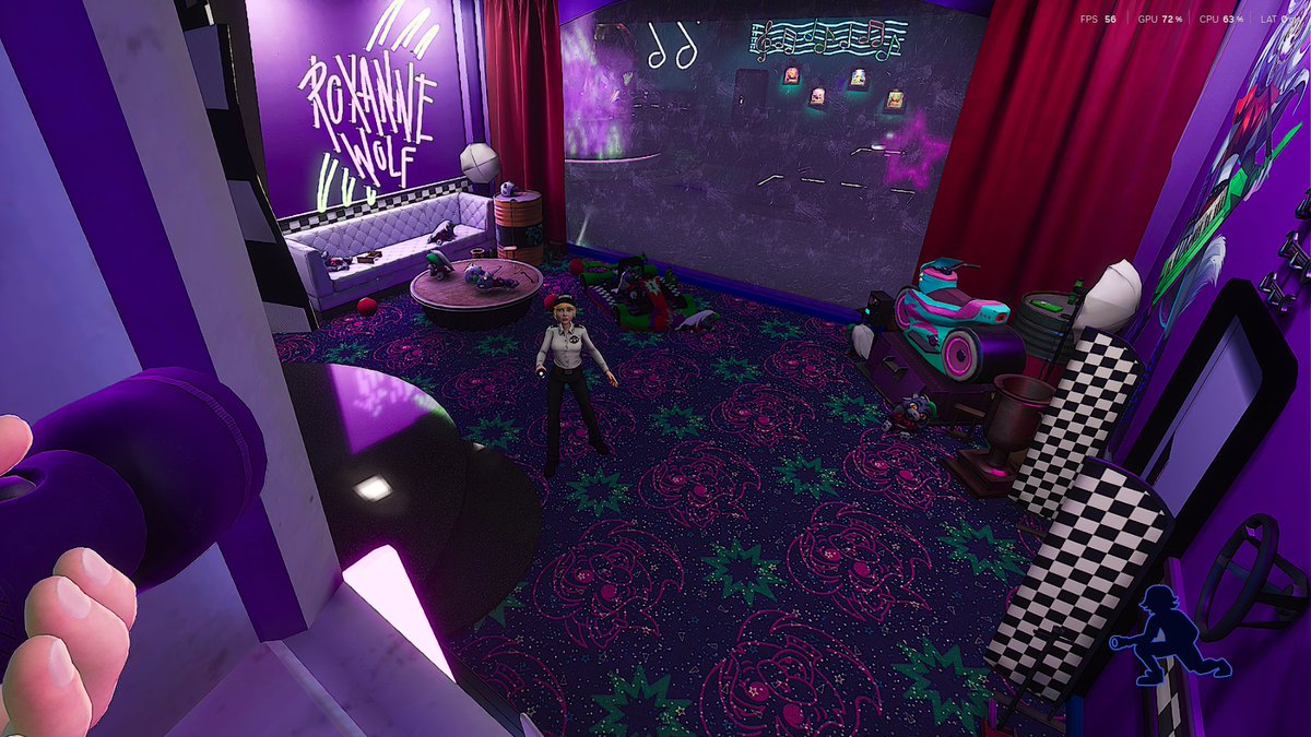 I was playing Security Breach in VR and she startled me lol hello scary blonde white woman