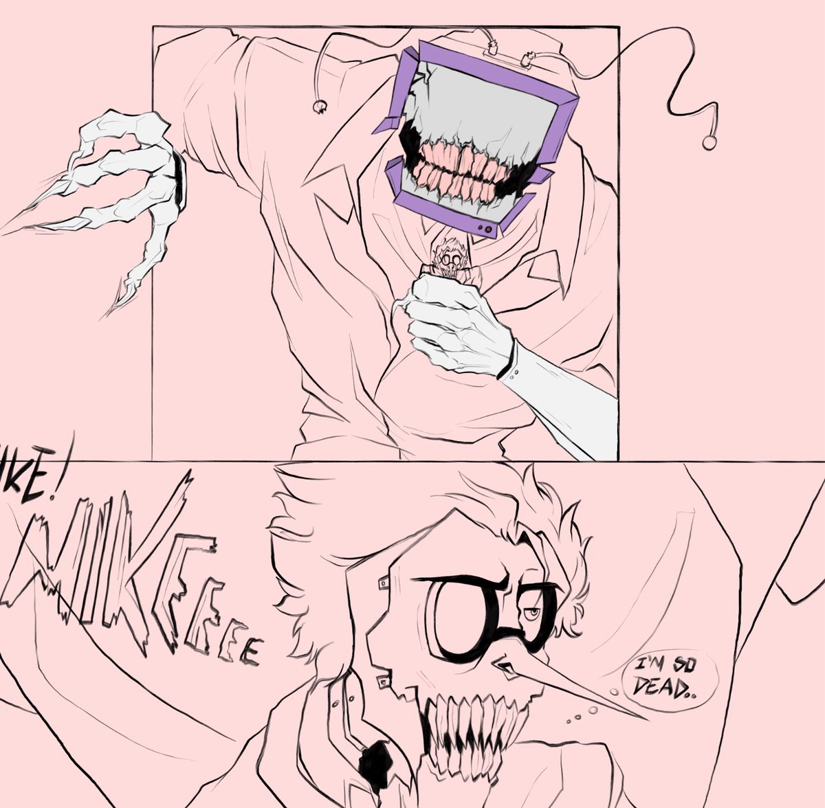 ksandrRbuge's tweet photo. Working on part 2 
#spamtenna #horrorune https://t.co/WRboxCWeFV