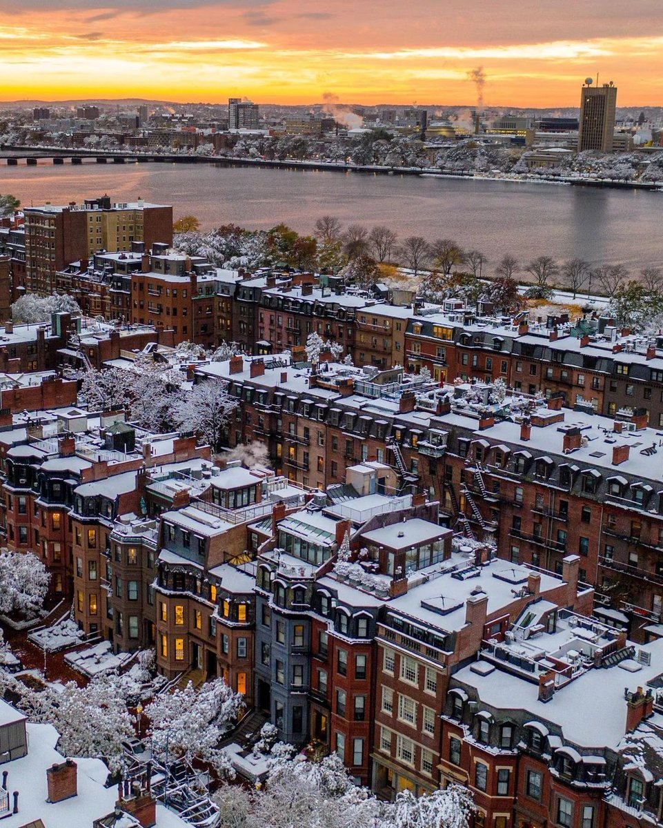 Gorgeous view of Boston, Massachusetts.