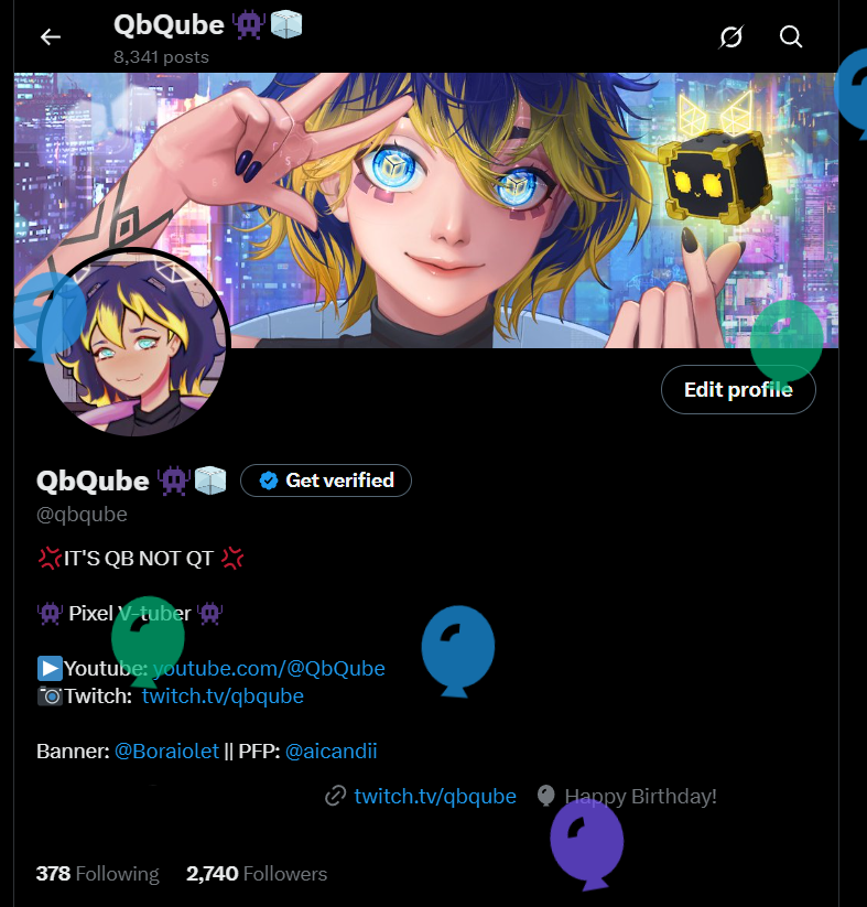 qbqube's tweet photo. HAPPY BIRTHDAY TOOO MEEE !!! HAPPY BIRTHDAAY TOO MEE !! HAPPY BIRTHDAY HAPPY BIRTHDAY HAPPY BIRTHDAY TO MEEE !!

🌟ITS MA BIRTHDAY YIPPIEEEE 🌟 https://t.co/mzfh9s2R4J