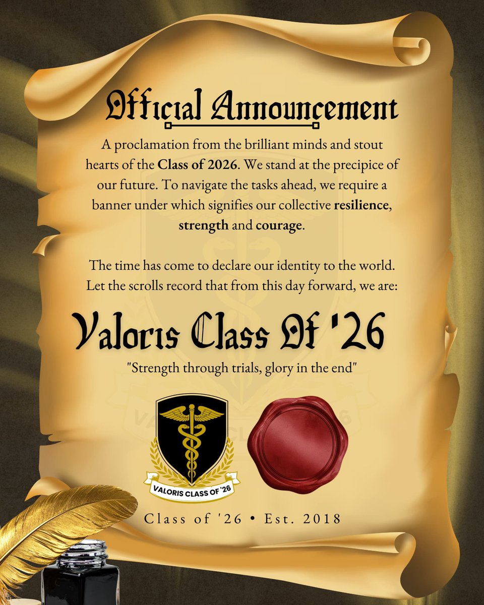 Valoris Class of 2026 tweet media