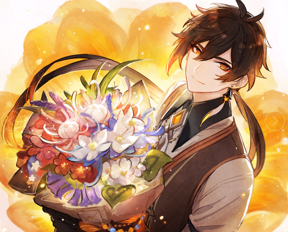 l05tl1ght111's tweet image. My top 3 Genshin characters