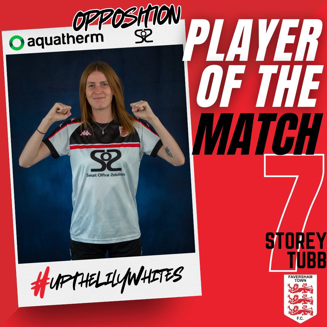 FTFCWomen's tweet photo. 👏 Player of the Match – Storey Tubb 👏
Our club captain led by example, earning POTM honours from us and the opposition. Non-stop running, total commitment, and a willingness to battle for every ball from first whistle to last ⚽ https://t.co/wUfn9vpTkB