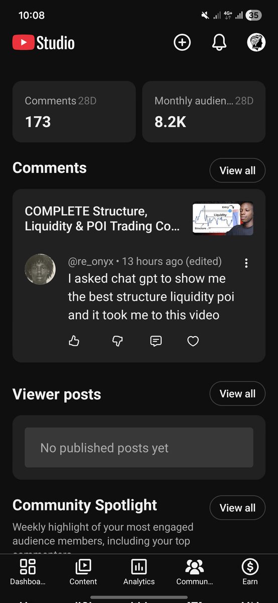 Godswillelolen's tweet image. Wao... different AI recommending my youtube video...

Go SUBSCRIBE!!!... Live tomorrow 
youtube.com/@daytradinggee…