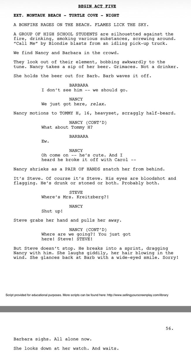 ferilinnn's tweet image. it’s real this is the page right before that one and a quote from Joe about it
Steve was originally never supposed to have a redemption arc