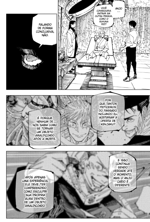 kaisenbackup's tweet image. é uma boa teoria, porem...

Apenas o Sukuna poderia fazer isso (Tanto que fez com o Megumi).

Mas existe a possibilidade do Gege mudar isso.