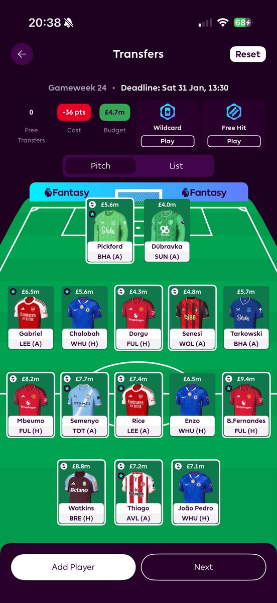 MattInWarsash's tweet photo. @FPL__Raptor https://t.co/g9I7RmYo3p