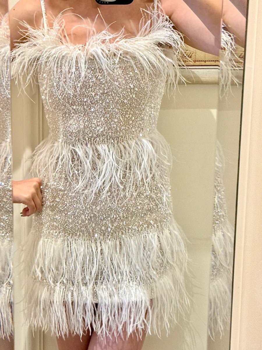 ManfulManda's tweet photo. A little bit of shimmer and a whole lot of feathers If I’m not being extra, what am I even doing? ✨🕊️ https://t.co/RcS4oFUJZe