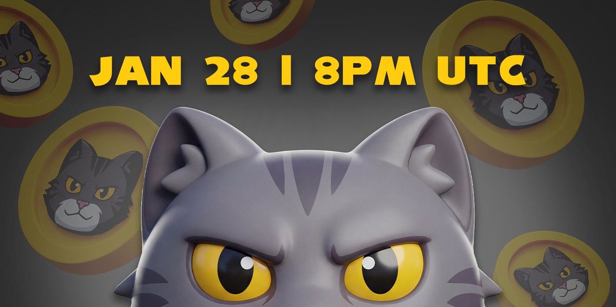 officialcatcoin's tweet photo. CAT SEASON BEGINS JAN 28, 2026 8PM UTC  

$CATCOIN – The 2013 OG cat meme coin reborn! First feline after Doge, survived every cycle. Now coming to ETH with timeless energy &amp; a battle-tested army.

LEGENDS NEVER FADE.

https://t.co/2B57GUKHDN   
https://t.co/F2eApVh5eY https://t.co/tz3ogcbfyP