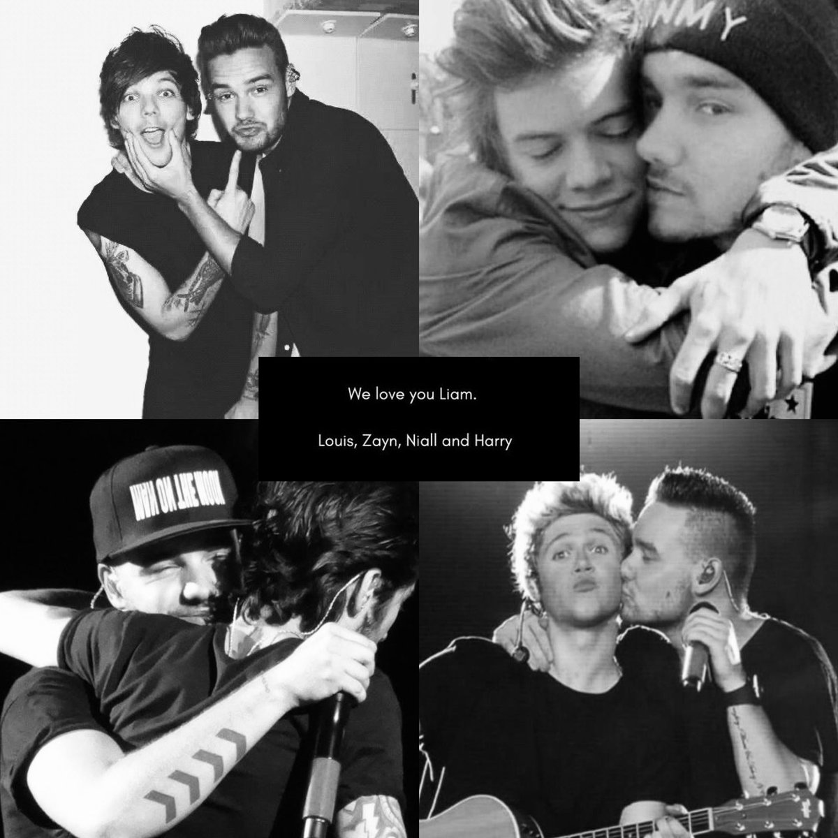 those best four mates really miss you a lot, Liam
