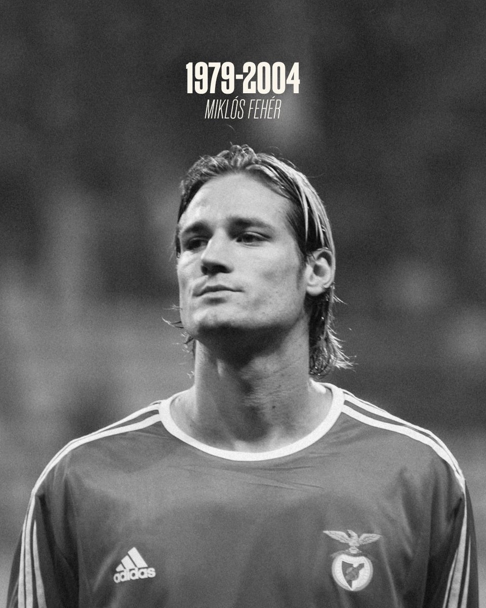 AlertesInfos's tweet photo. 🇵🇹🇭🇺🕊️ IN MEMORIAM | Miklós Fehér nous quittait il y a 22 ans, jour pour jour, emporté par un arrêt cardiorespiratoire en plein match. Un drame vécu en direct par des millions de téléspectateurs... https://t.co/gAnpGORM8c