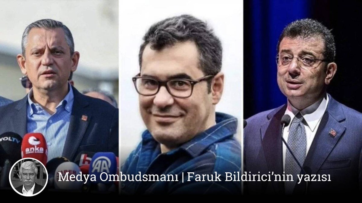 🔴 Gazetecilik dersi veren haber

📌 Enver Aysever, Özgür Özel’in sözlerini yalanladı. Yaşananların öbür muhatabı Ekrem İmamoğlu’ndan hâlâ ses çıkmaması manidar. Bu haberin serüveninden gazetecilik adına çıkarılacak dersler var

✍️ Medya Ombudsmanı Faruk Bildirici'nin yazısı...