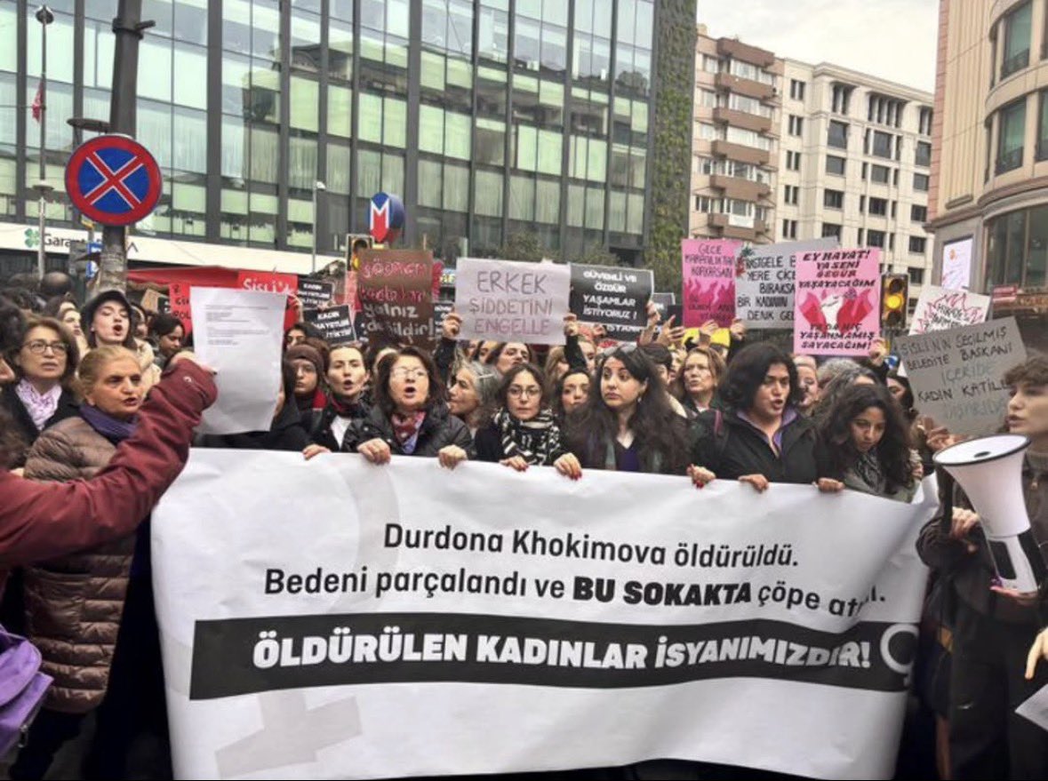 Durdona Khokimova İsyanımızdır!

Bu cinayetin sorumlusu kadınlar katledilirken failleri cezasızlıkla ödüllendiren düzeninizdir!

Karanlığınızı parçalayacak; yaşamlarımıza, geleceğimize sahip çıkacağız!
