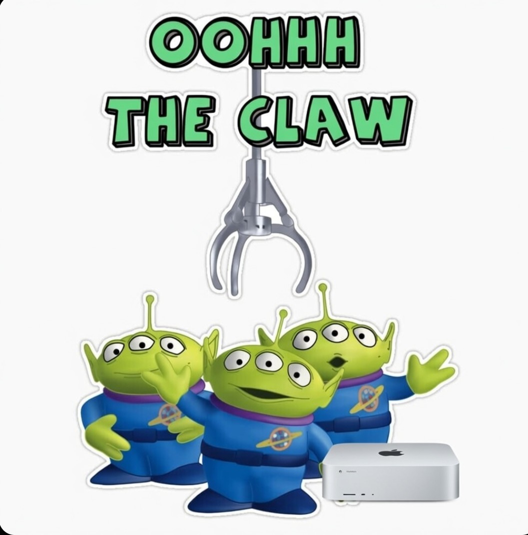 Rakermoon's tweet image. Been seeing this clawdbot all over the place...

seen it years back though.

But Mac mini solves life problems top pull.