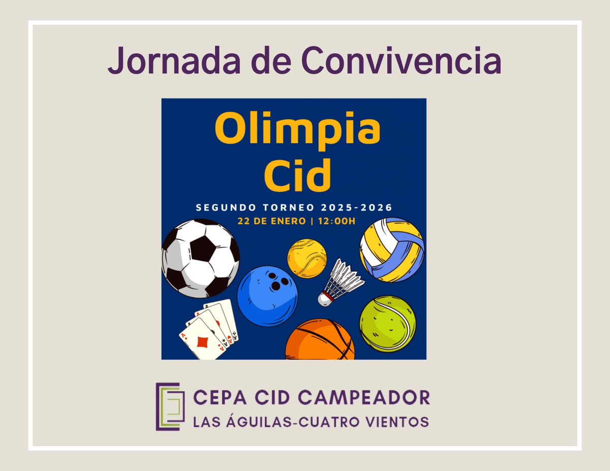 CEPA Cid Campeador Las Águilas-Cuatro Vientos tweet media