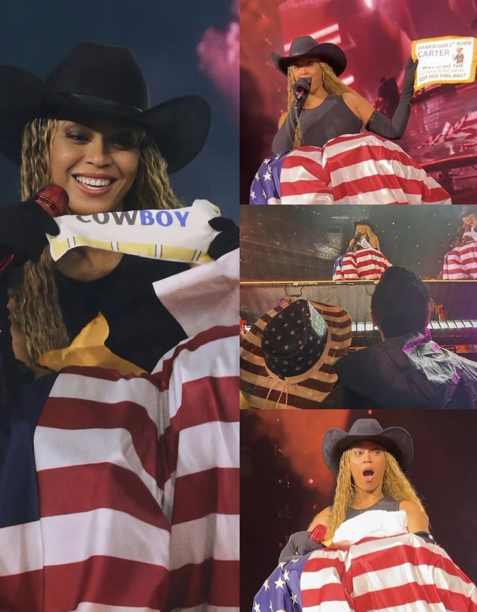 Beyoncé sends flowers to congratulate the family she helped with a gender reveal at the COWBOY CARTER TOUR after the birth of their little cowboy. 🤍
