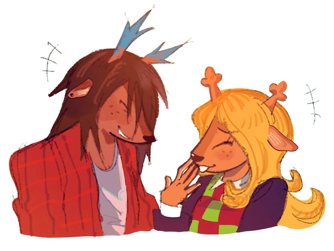 Noelle and Dez #DELTARUNE