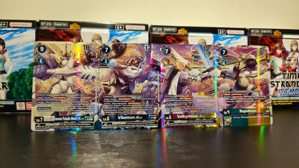 AVAULT7's tweet image. All 4 have been assembled!!! I'm wonder if we will get something simialr to this again for the 2026 season!

#digimon #digimoncardgame #digimontcg #digimoncard #avault #avault700