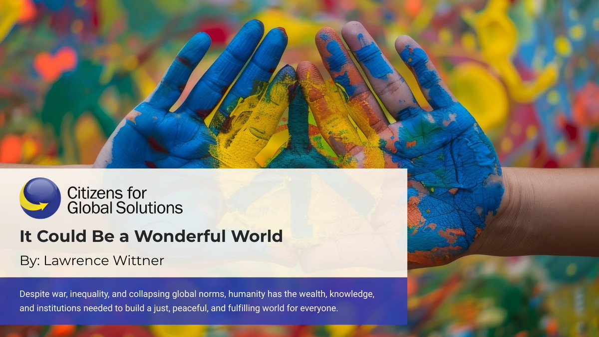 Citizens for Global Solutions tweet media