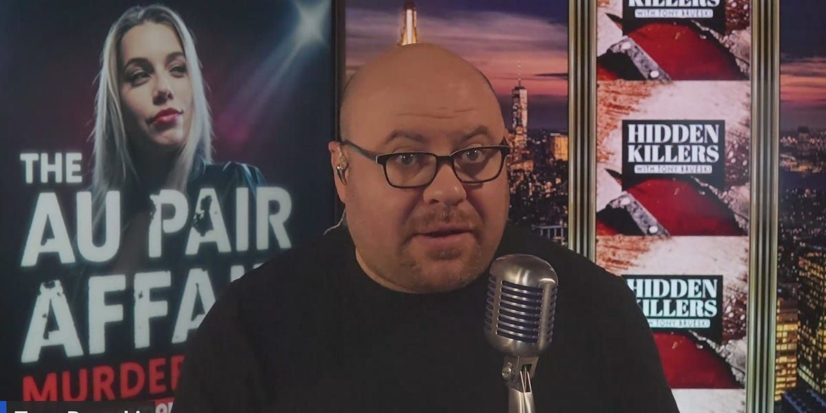 TrueCrimePod's tweet image. Award for most disturbing court moment of the week goes to Au Pair Affair "Can I Call You Mommy Now" moment...hiddenkillers.substack.com/p/banfield-tri…