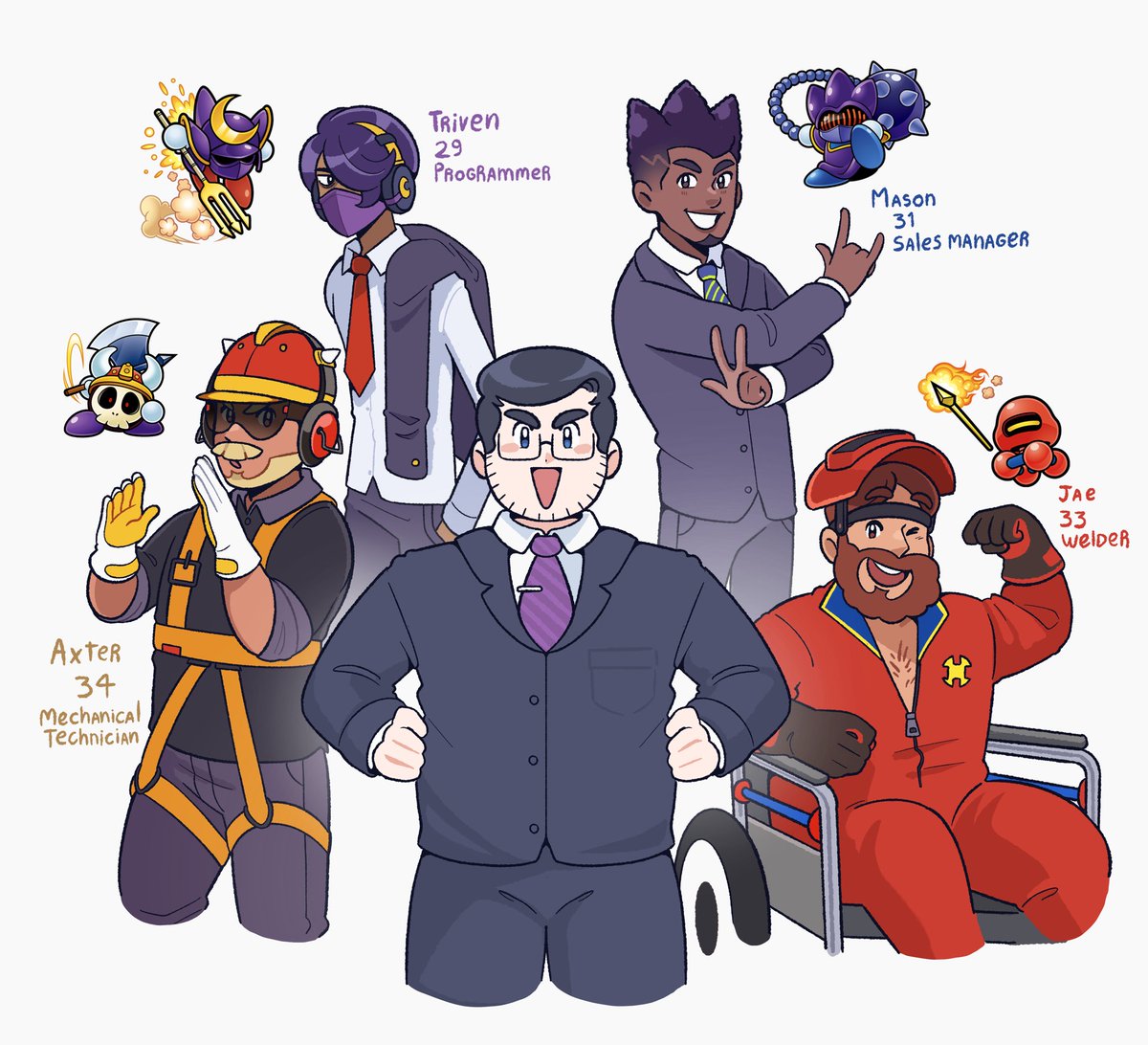 Coworkers from Metadad at the mechanical engineering company Haltmann!