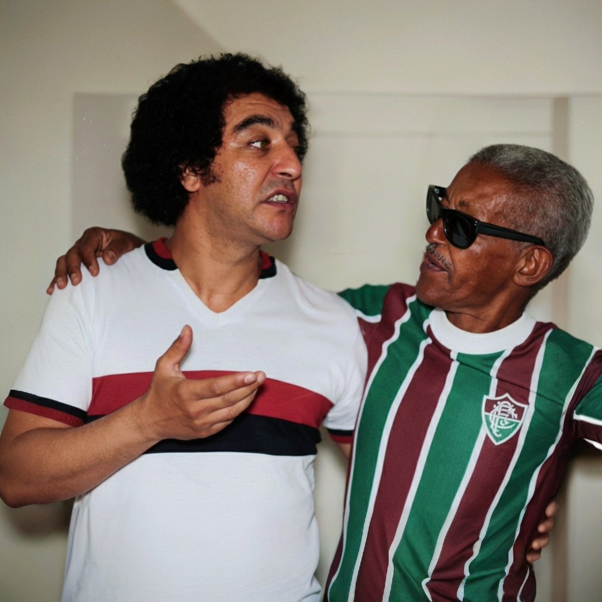 ColoriFutebol's tweet photo. FlaxFlu na música, os gigantescos João Nogueira e Cartola, bela imagem colorida por mim, ajude meu Trabalho retuitando e principalmente me seguindo https://t.co/Bp08NPSu8U