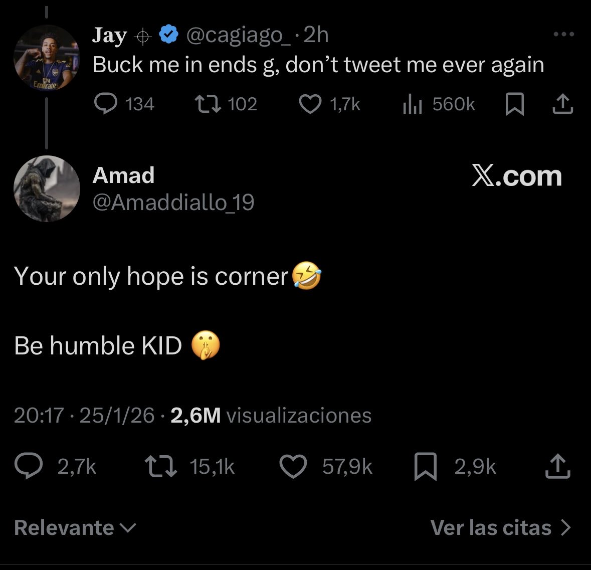 Acompañadme en esta MAGNIFICA historia. De las mayores domadas en internet de mi pana Amad Diallo