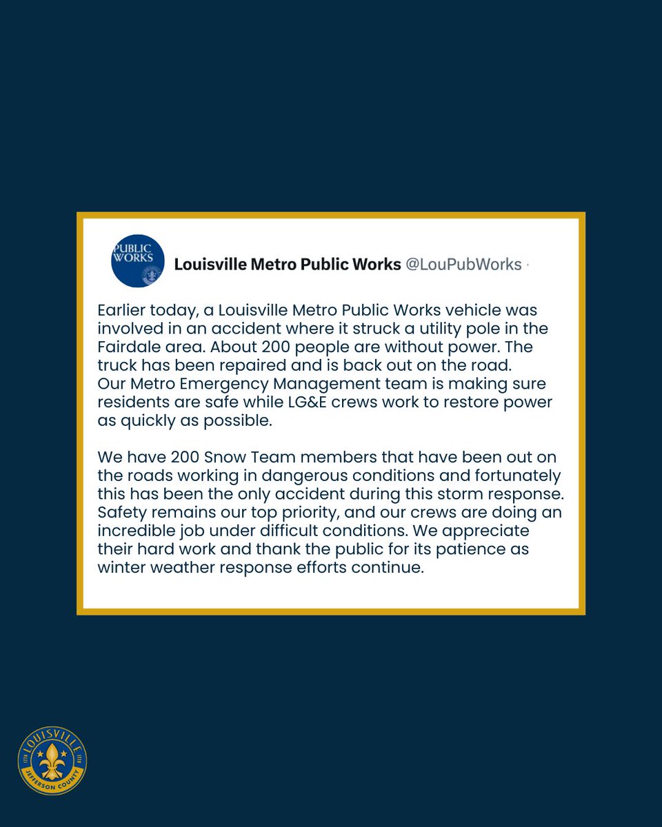 Louisville Metro Public Works tweet media