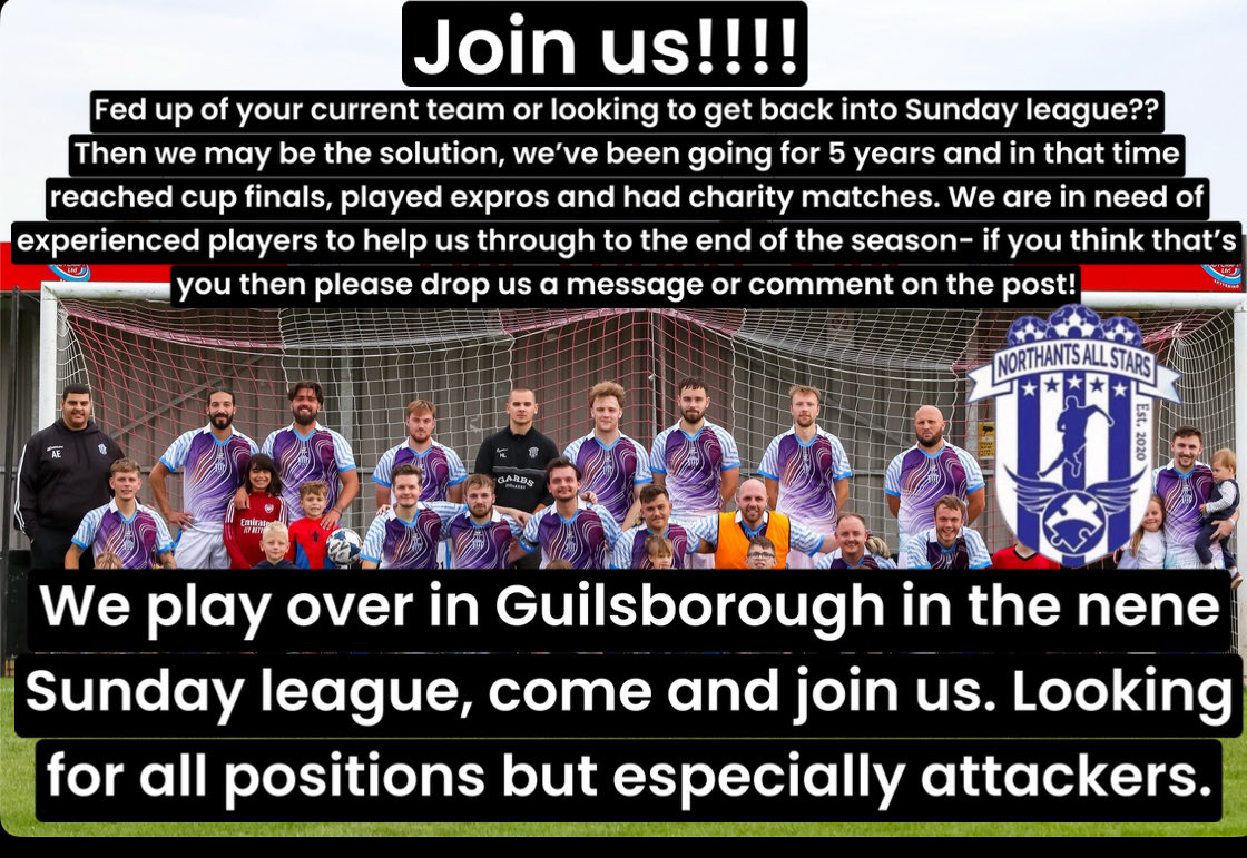 Northants All Stars FC tweet media