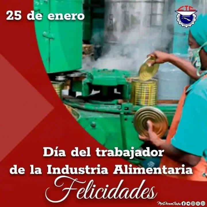 #SanctiSpíritusEnMarcha sede del Acto Nacional por el Día del trabajador de la Industria Alimentaria. Muchas felicidades 👏👏👏