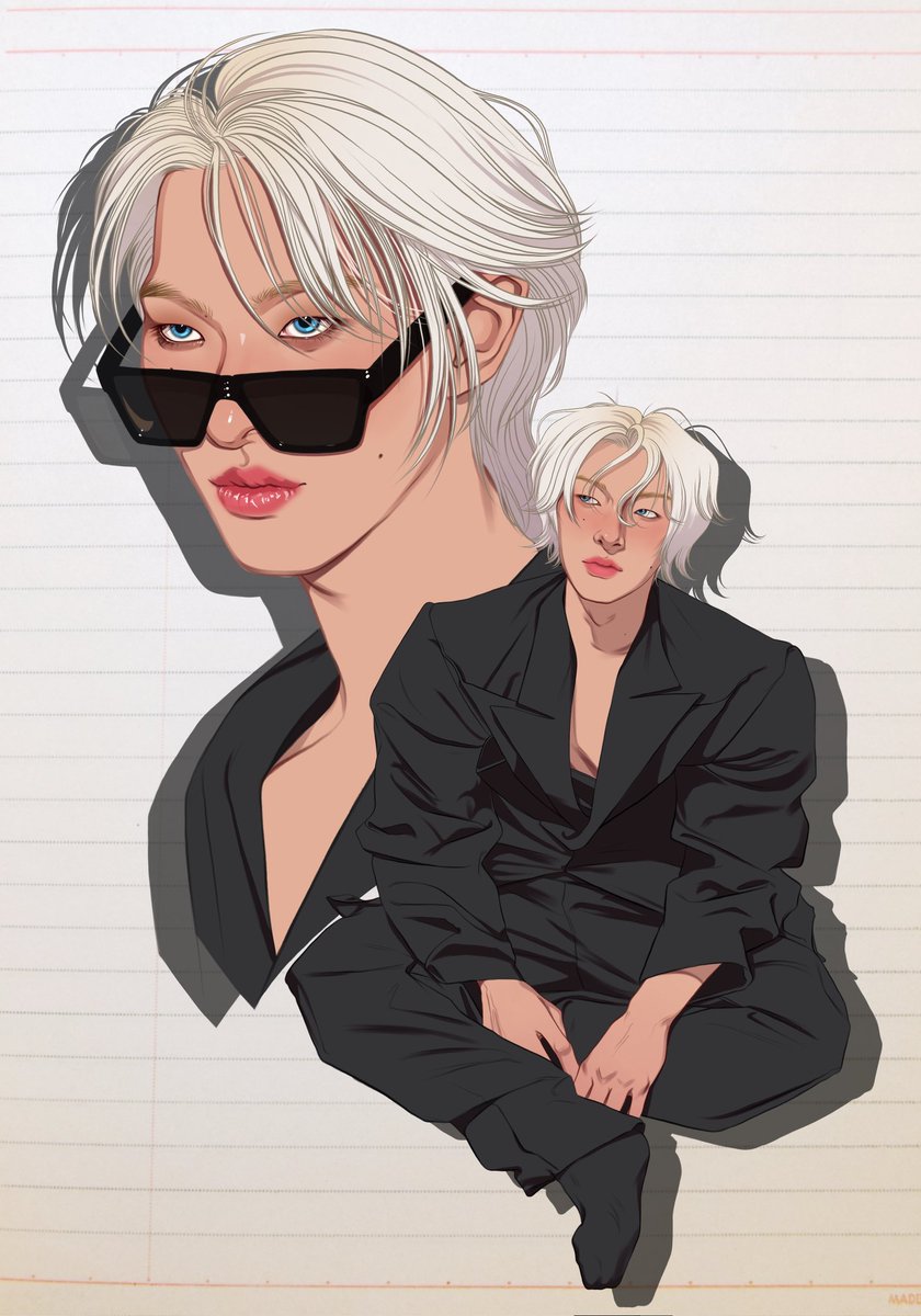 pokatac's tweet image. 🐣✨️
.
#ATEEZfanart #MINGI