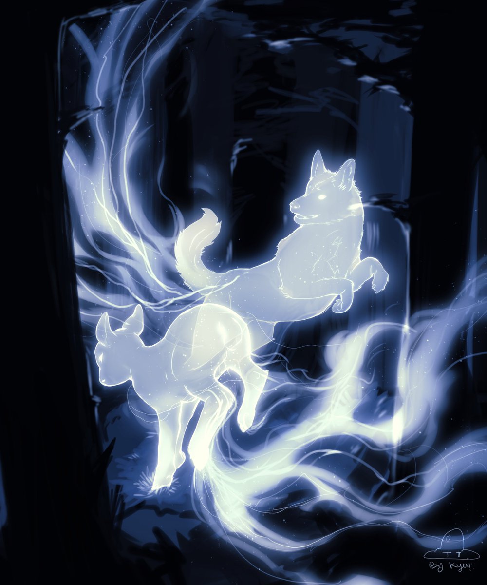 9koicloud's tweet photo. The little stars #regulusblack #siriusblack #marauders  #patronus #HarryPotter 
A shepherd and a lamb. https://t.co/1cW7tXTNJN