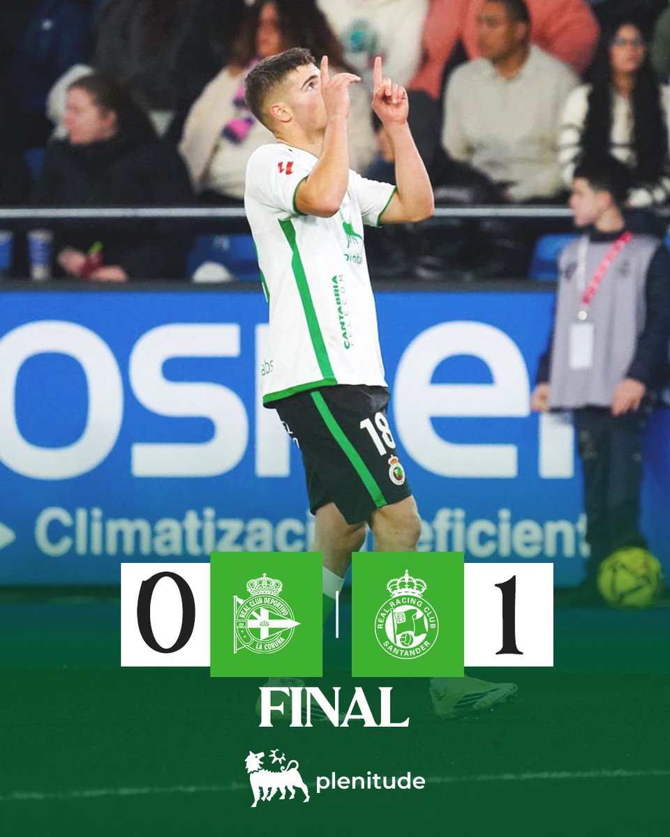 ⏹️ ¡¡FINAAAAAAAAAAAL!!!

Dépor 0-1 Racing

(🎯 Peio Canales)

#️⃣ #DéporRacing