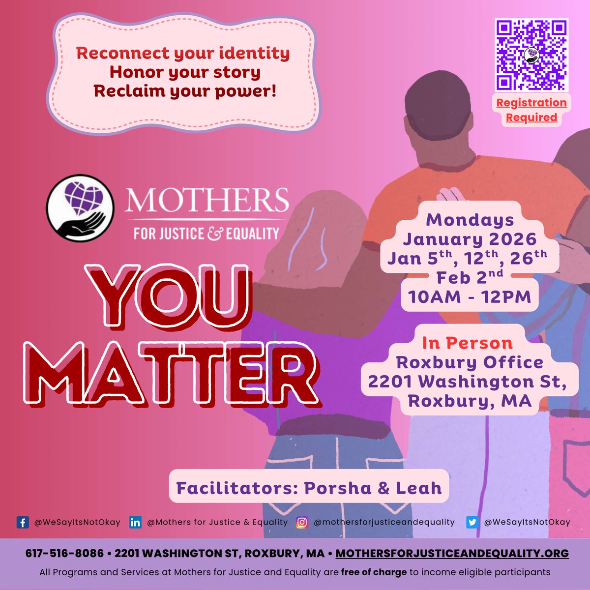 WeSayItsNotOkay's tweet image. 💫 You Matter – Reclaiming Your Power 💫

📩 Registration is closed, but subscribe to our newsletter for future opportunities: ow.ly/ZyYh50XQsKK

#ReclaimYourPower #YouMatterSeries #ConfidenceBuilding #PersonalGrowth #MJEcommunity