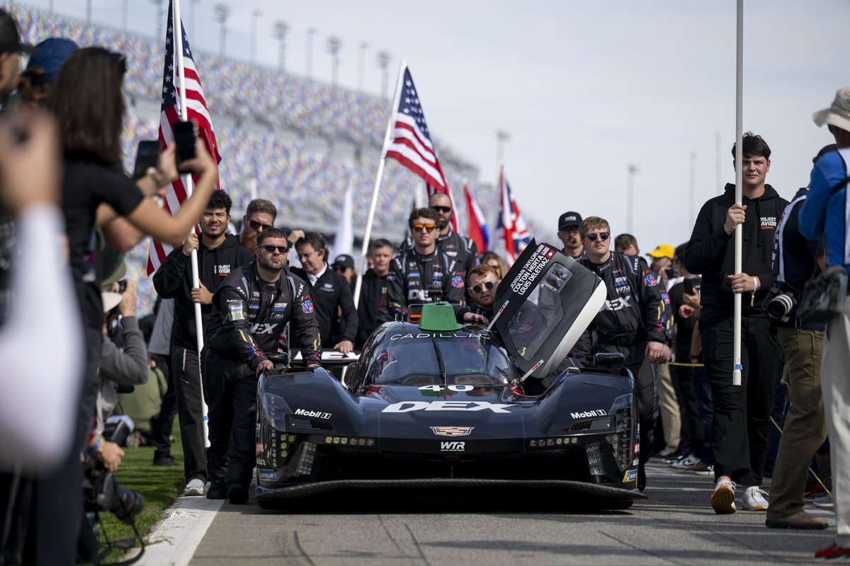 jordan10taylor's tweet photo. Not our day in Daytona. P6 at the end. Tough race from start to finish. Felt like we had some pace at different points in the race, but never enough to battle at the front. Thanks to my teammates and all the guys and girls at WTR and Cadillac for all the hard work these past few weeks. Onto Sebring! #Cadillac #Rolex24