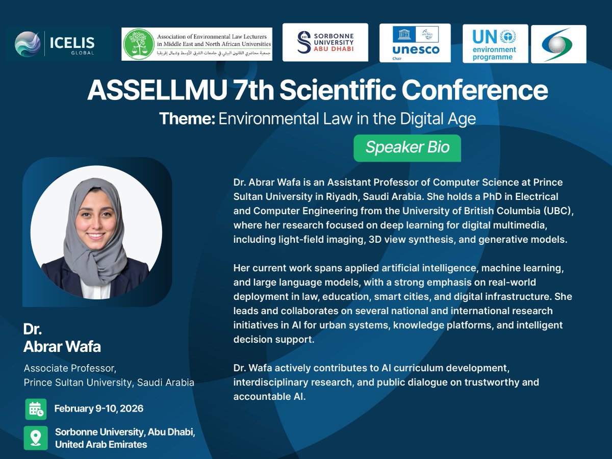 icelisglobal's tweet image. We are happy to introduce the speakers for Panel A of workshop 4: Business and Industry Perspectives during the 7th Association of Environmental Law Lecturers in Middle East and North African Universities (@ASSELLMU) Scientific Conference.

The panel will explore how business…