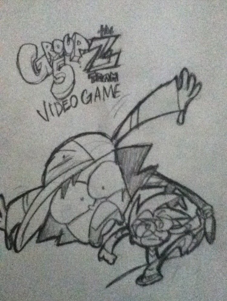 Group5Archive's tweet photo. Nick Dante’s old Group 5 drawings from his sketchbook in 2012, 1 being a idea/joke sketch for a hypothetical videogame…
“LOOK AT THIS SHIT I FOUND IN MY EMAIL FROM 5 YEARS AGO WTF WAS I DOING.” -Nick Dante
#Group5Archive #Group5Show #NickDante https://t.co/ICqTVZMCZm