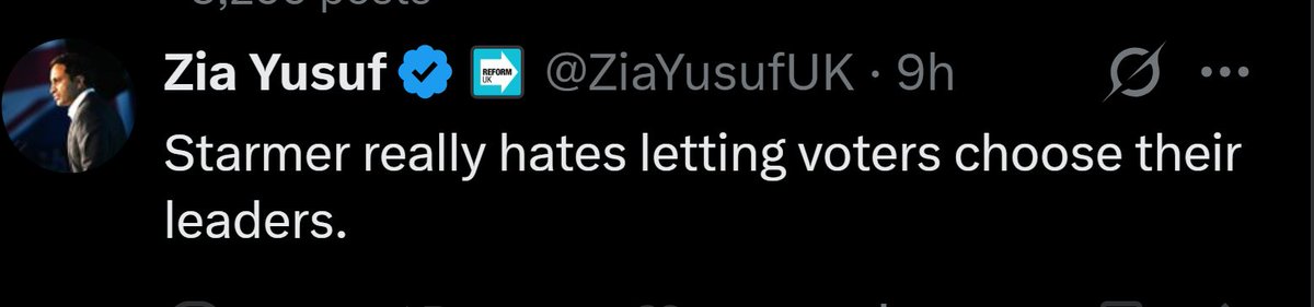 THIS
Is the level of ability in Reform

From a Party where
- the Leader imposed himself. 
- who then brought in a Chairman who had donated £200k, 
- who removed the Deputy Chair, 
- who picked half the Board
- who picked the Scotland Leader
- who picked the London Mayoral