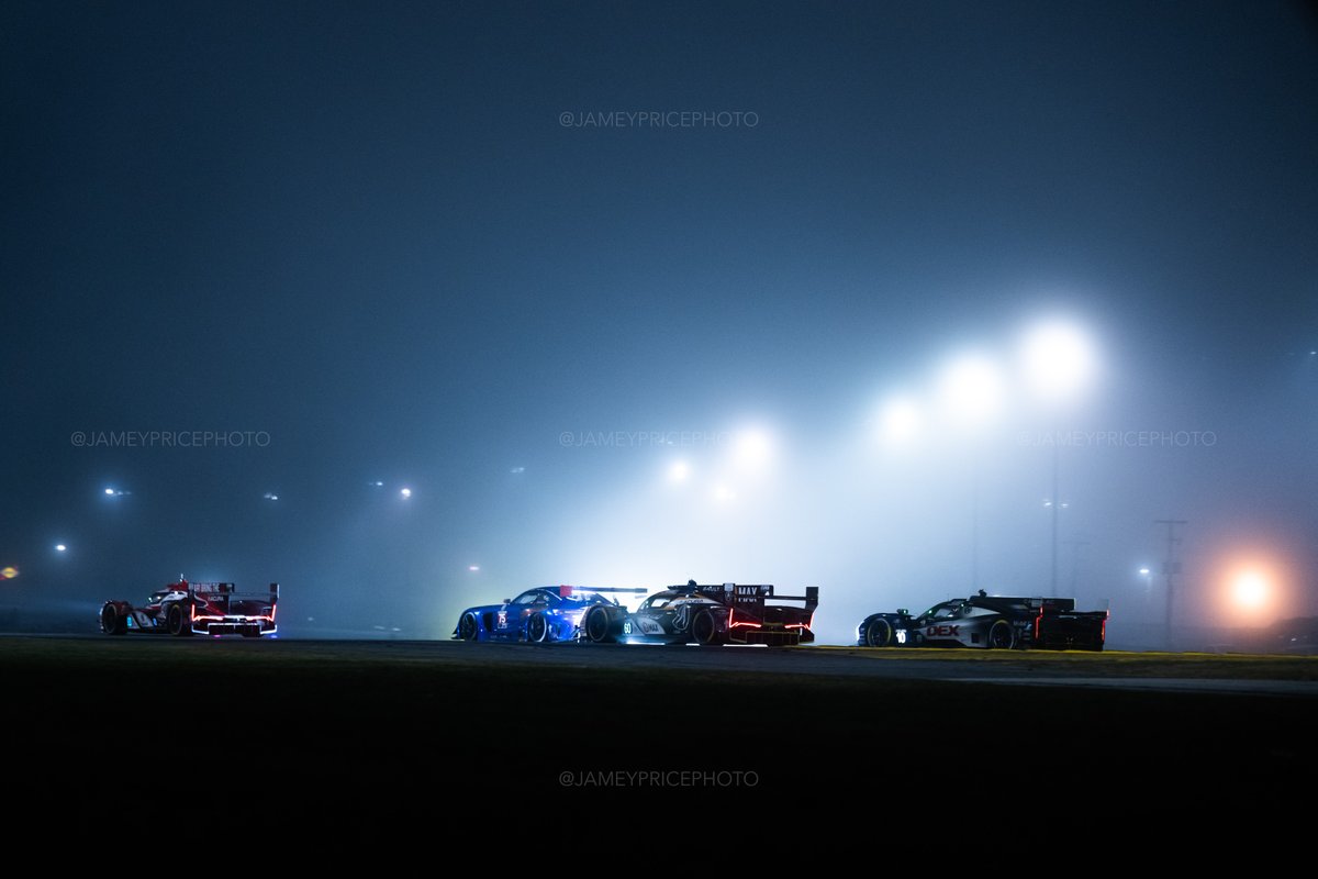 jameypricephoto's tweet image. I genuinely really enjoyed shooting in the fog during the 24h. I've shot at this track at night SOOOOOOOOO many times. It was nice to do it differently and with totally different backgrounds. 

Anyway. Save for a short nap around 530am this morning, I've been awake for 35hrs. 😴