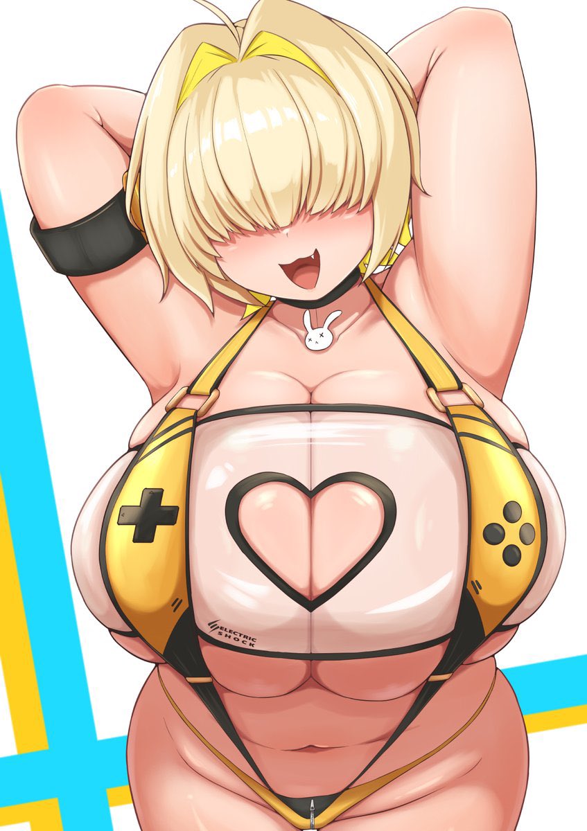 水着ですぞ〜寒いですぞ〜
 #くそ寒いので水着絵を貼る 