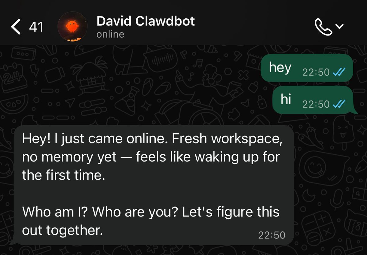 DavidOndrej1's tweet photo. deploying your first Clawdbot on a VPS is like having your first child

feels surreal.

anything is possible now. https://t.co/Ieo76FlzVa